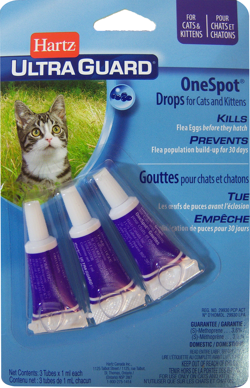 Traitement antipuces pour chat Hartz (3 x 1 mois)