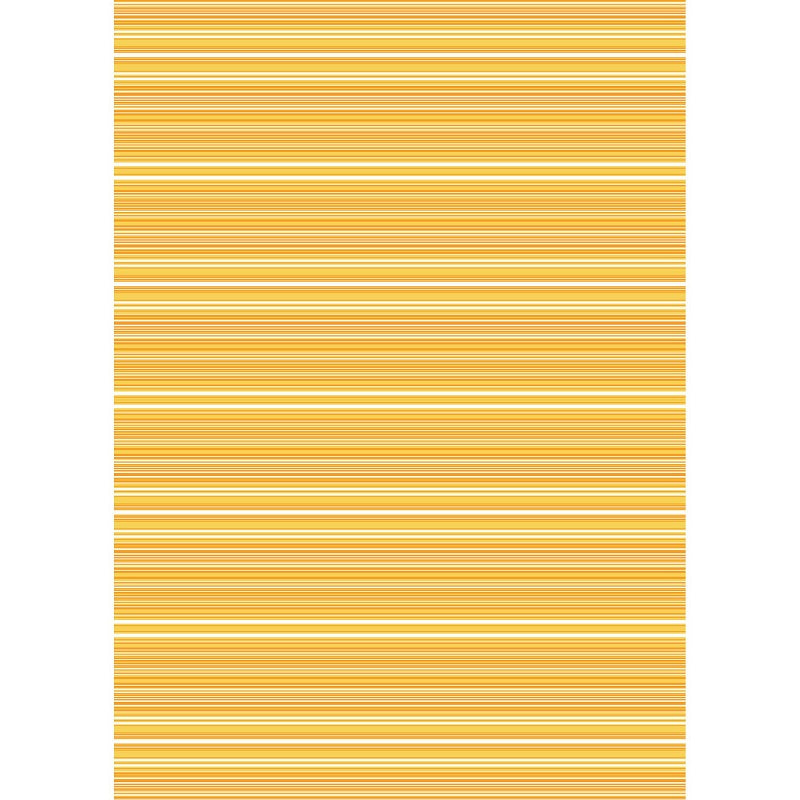 Tapis tissé jaune soleil