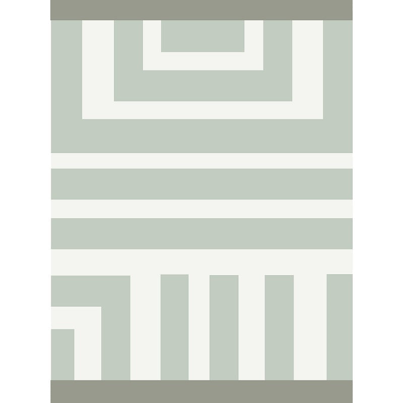 Tapis extérieur tissé 36 po x 48 po Labyrinthe