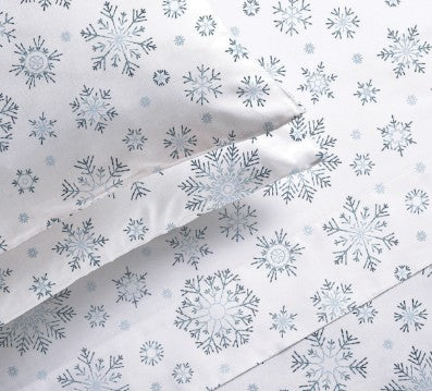 Ensemble de draps en microfibre motif de Noël