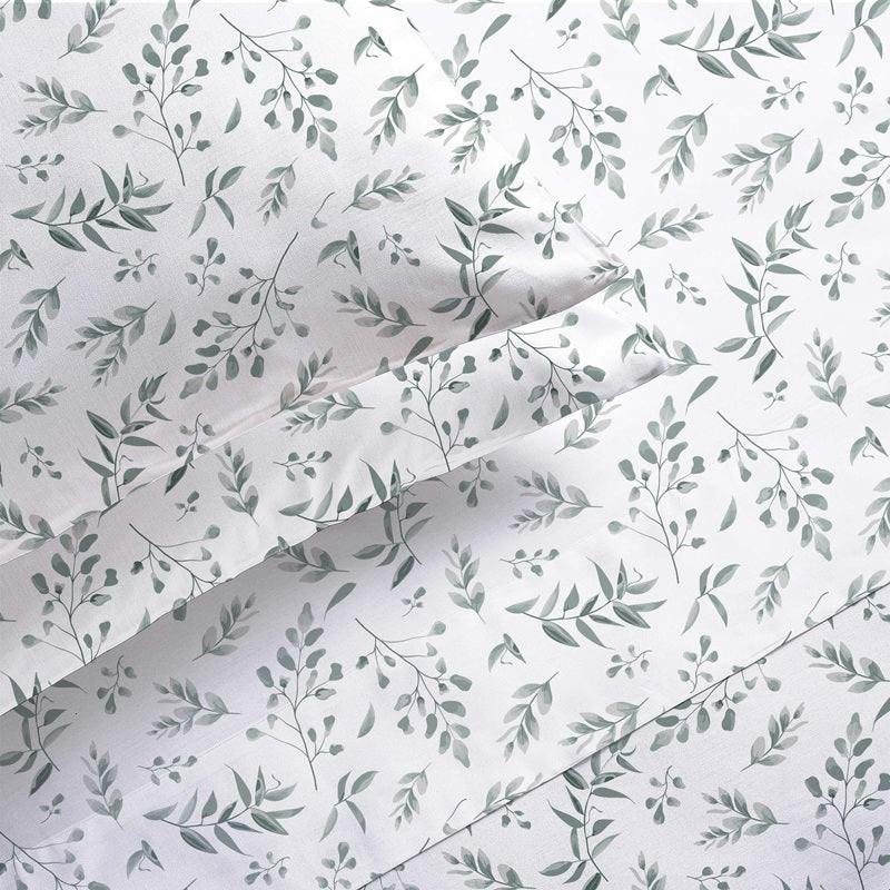 Ensemble de draps imprimés en microfibre prairie