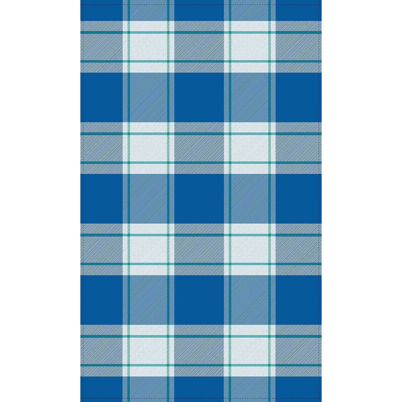 Serviette de cuisine 15 po x 25 po Tissage gaufré carreaux (paquet de 2)