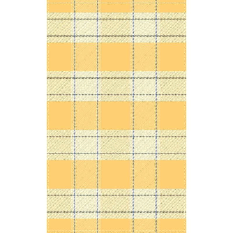 Serviette de cuisine 15 po x 25 po Tissage gaufré carreaux (paquet de 2)
