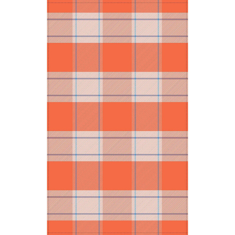 Serviette de cuisine 15 po x 25 po Tissage gaufré carreaux (paquet de 2)