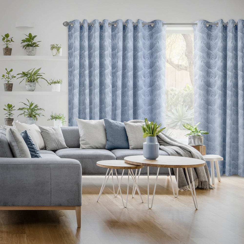 Rideau 54 po x 84 po en jacquard Botanical