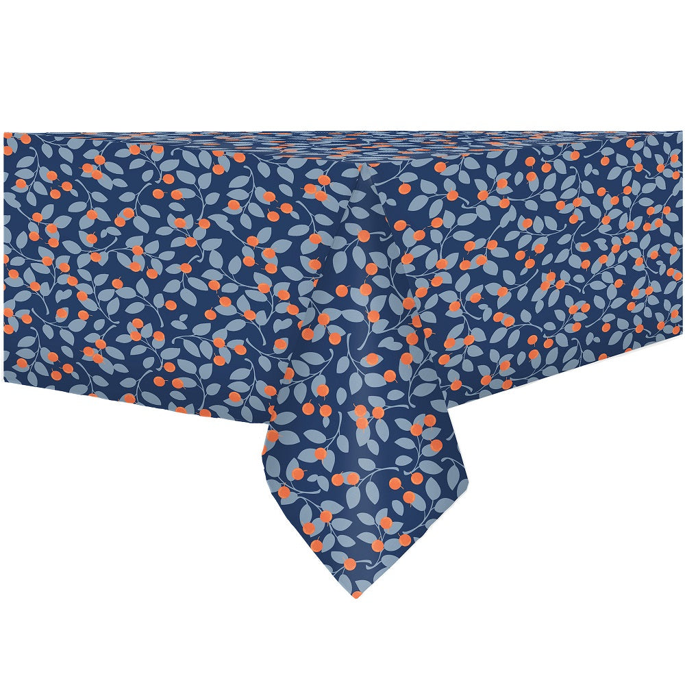 Nappe en PEVA imprimée branches d'orangers