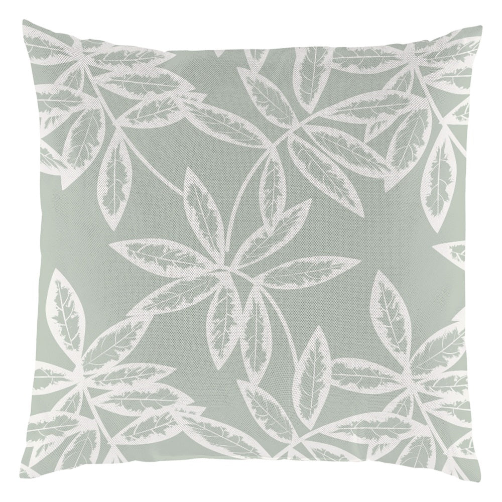 Coussin extérieur réversible 18 po x 18 po feuillage vert