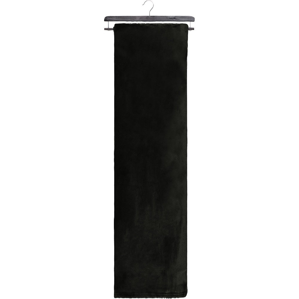 Jeté 60 po x 80 po noir
