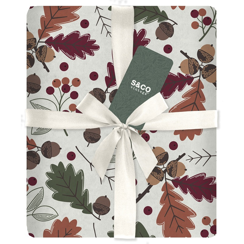 Jeté en flanelle épaisse 48 po x 60 po feuilles d'automne
