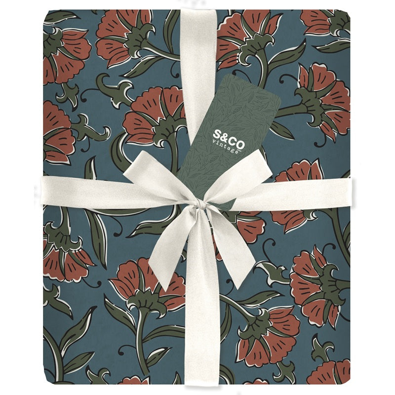 Jeté en flanelle épaisse 48 po x 60 po floral