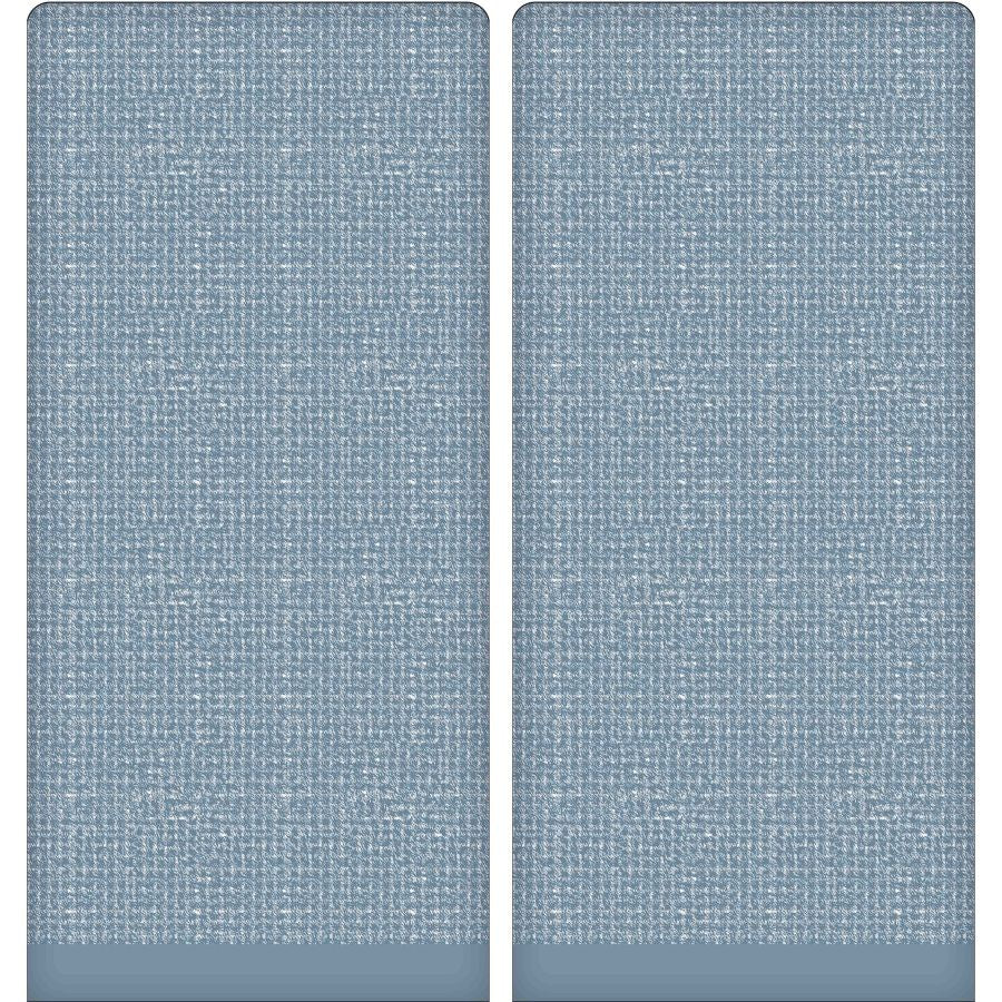 Serviette à mains chinée 16 po x 26 po denim (paquet de 2)