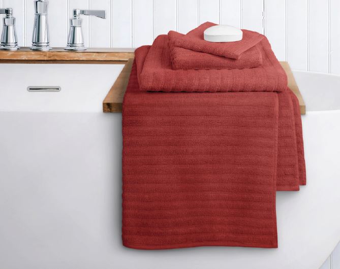 Serviette de bain 27 pouces x 50 pouces texturé