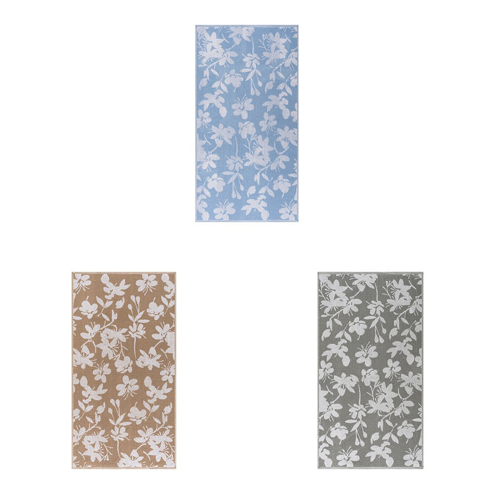 Serviette à mains 16 po x 25 po jacquard floral