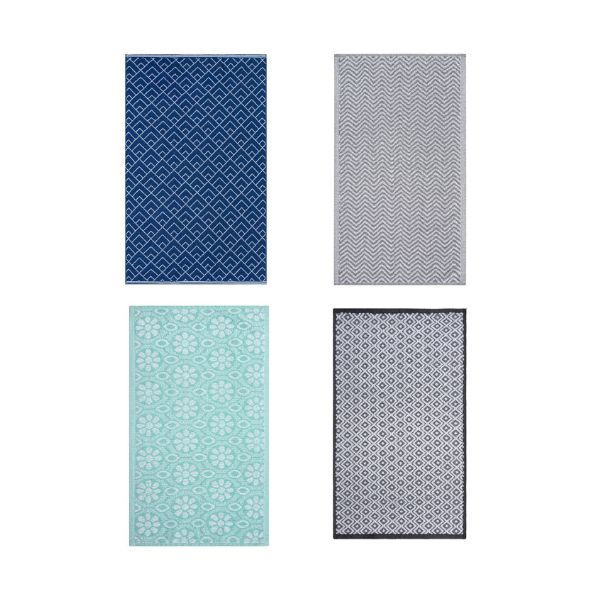 Serviette à mains 16 po x 26 po jacquard éponge