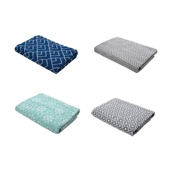 Serviette de bain 27 po x 54 po jacquard éponge