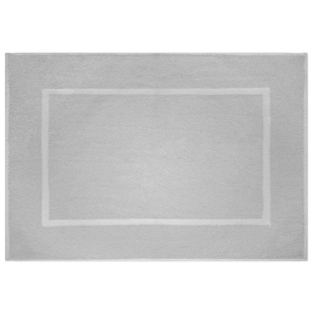 Tapis de bain en ratine 20 po x 30 po argent