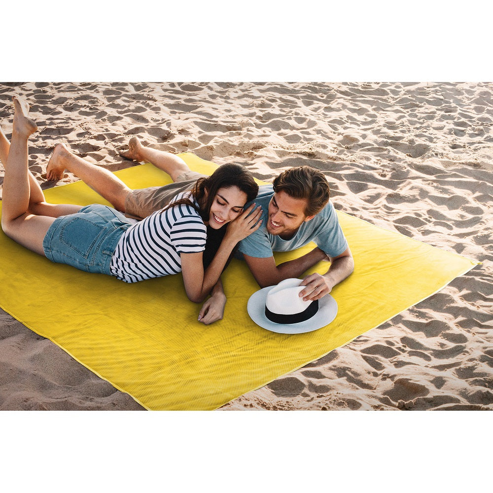 Tapis de plage en maille anti-sable 50 po x 70 po