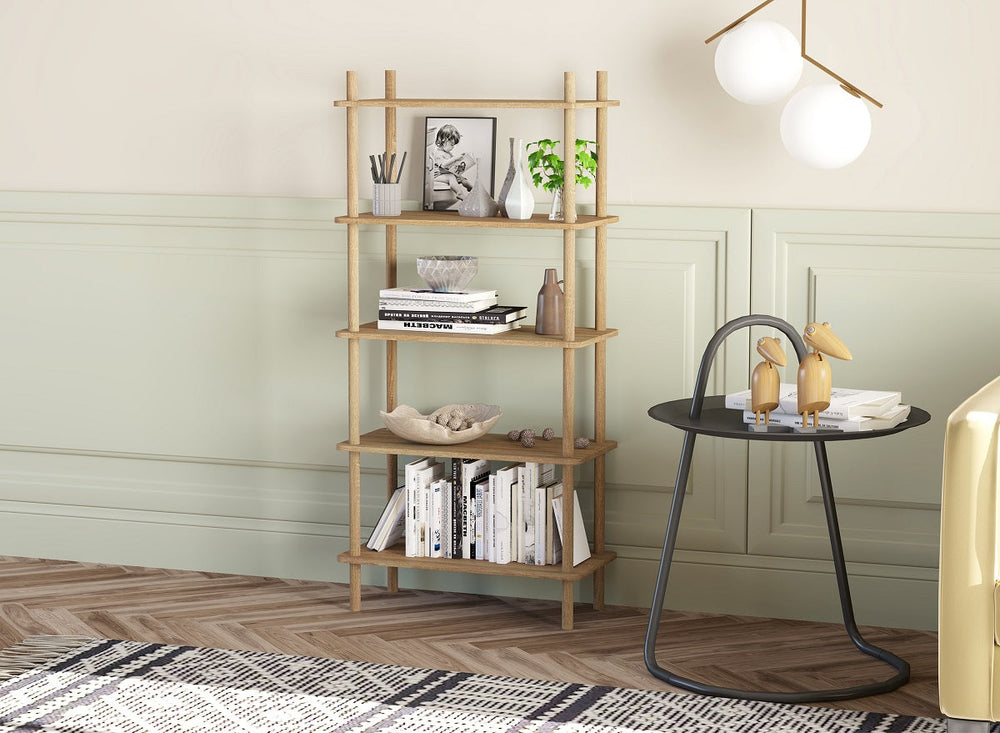 Étagère 24 po x 12 po x 51 po style boho