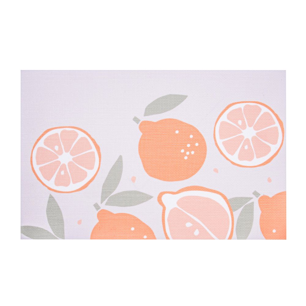 Napperon en textilène 12 po x 18 po oranges