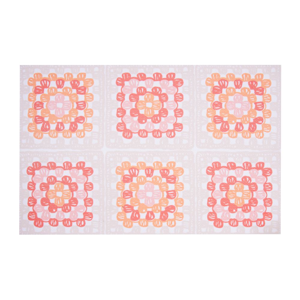 Napperon en textilène 12 po x 18 po motif de crochet