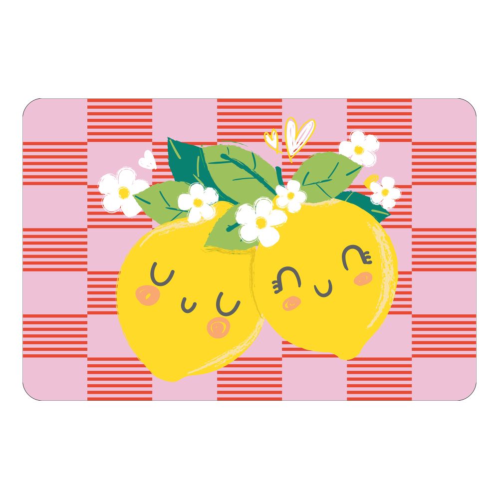 Napperon en polypropylène 12 po x 18 po citrons