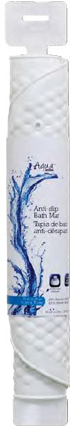 Tapis de bain en vinyle antidérapant 15 pouces x 28 pouces