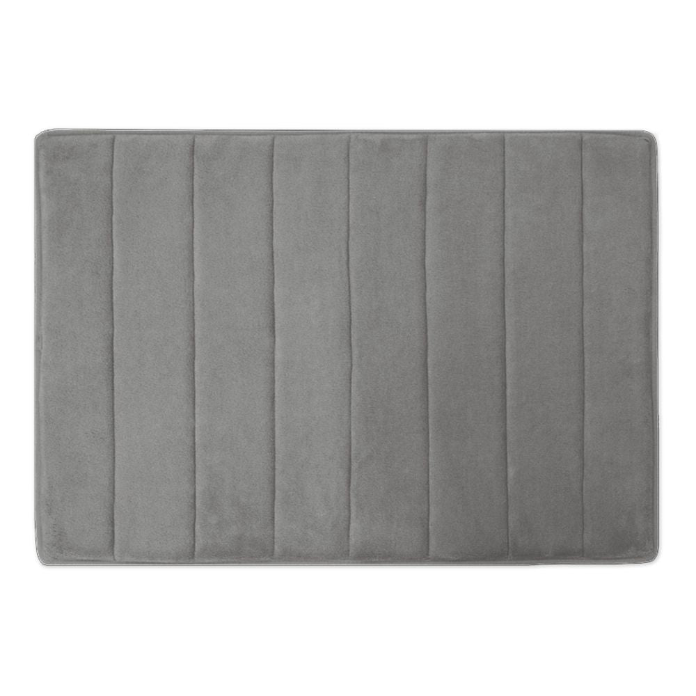 Tapis de bain 18 pouces x 30 pouces mousse mémoire charbon