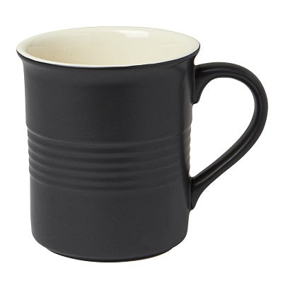 Tasse embossée vintage noire 425 ml