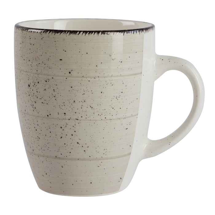 Tasse 12 oz mouchetée ivoire