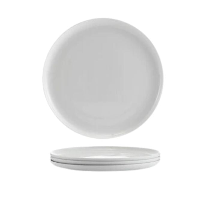 Ensemble de 4 assiettes blanches 10,5 po