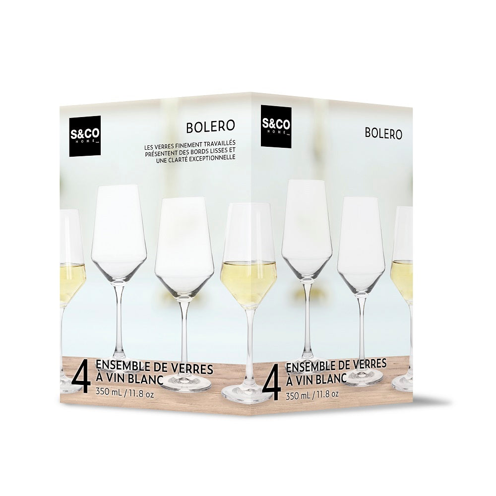 Coupe à vin blanc Bolero (paquet de 4)