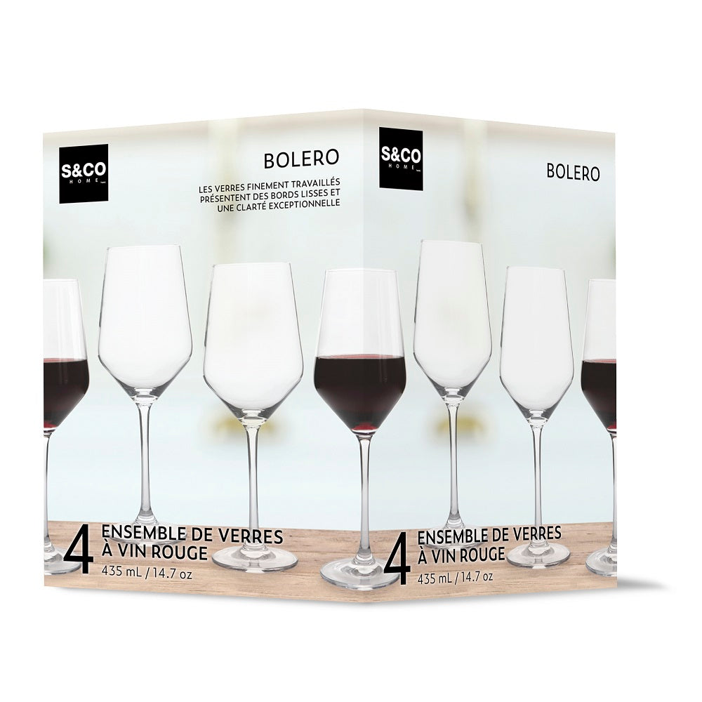 Coupe à vin rouge Bolero (paquet de 4)