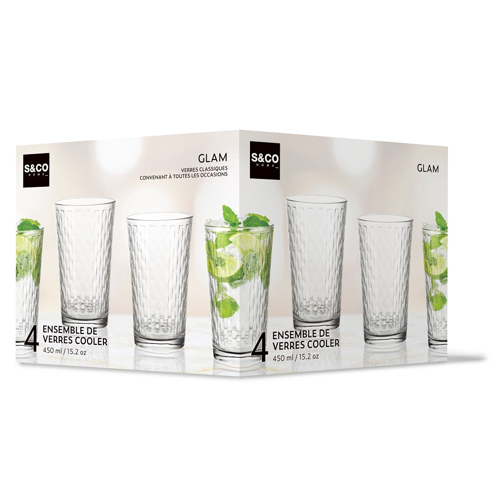 Verre Glam 450 ml (paquet de 4)