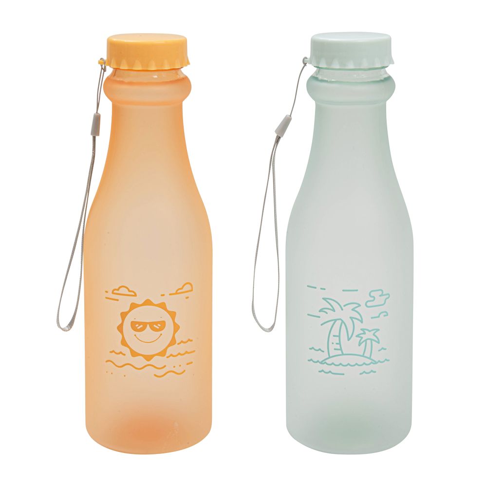 Bouteille en plastique givré 650 ml
