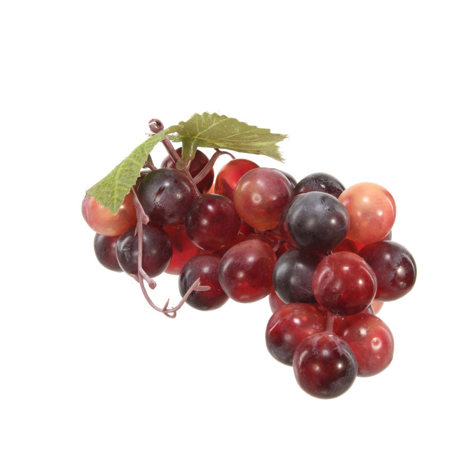 Grappe de raisin rouge artificielle