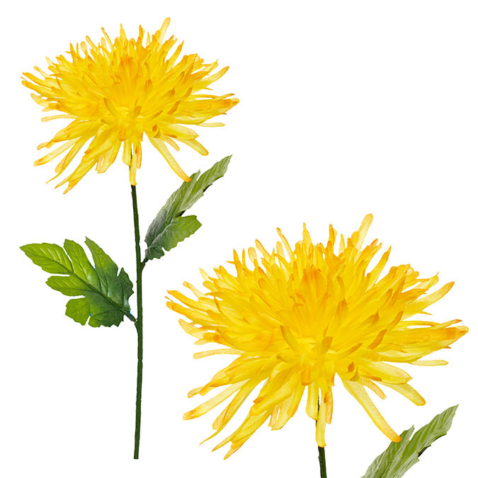 Tige de chrysanthème artificielle Fuji 25 po