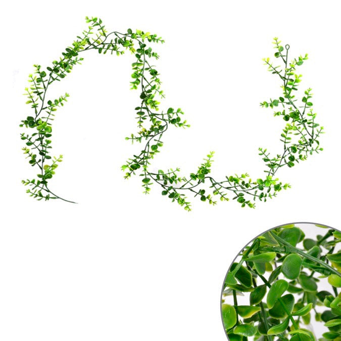 Guirlande de feuilles de buis artificielle 6 pi