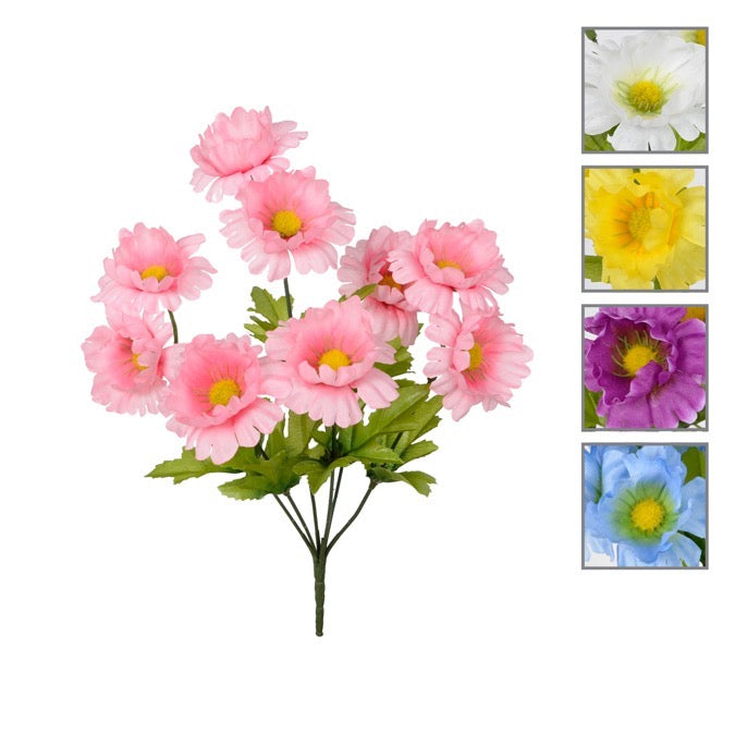 Bouquet de coquelicots artificielles 6 po