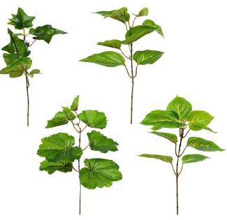 Pic 14 po feuilles vertes artificielles (protection UV)