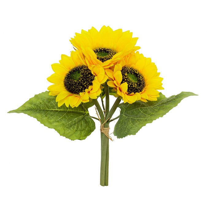 Bouquet de tournesol artificiel 13 po