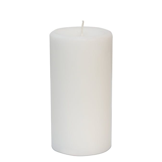 Chandelle pilier parfumée blanche