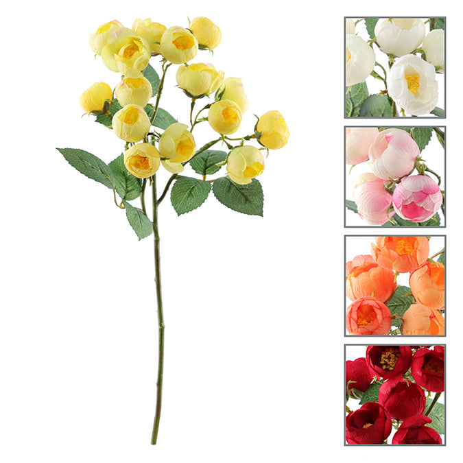 Tige de roses artificielles 23 po