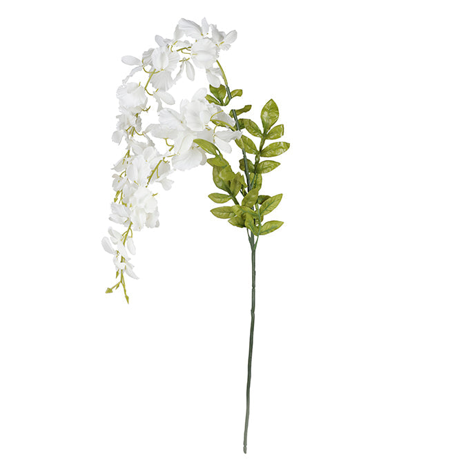 Tige de pois de senteur artificiels 37 po blanc