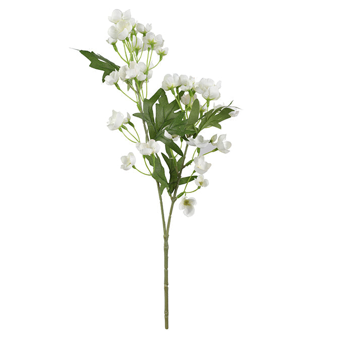 Branche de fleurs de pommier artificielles 24 po
