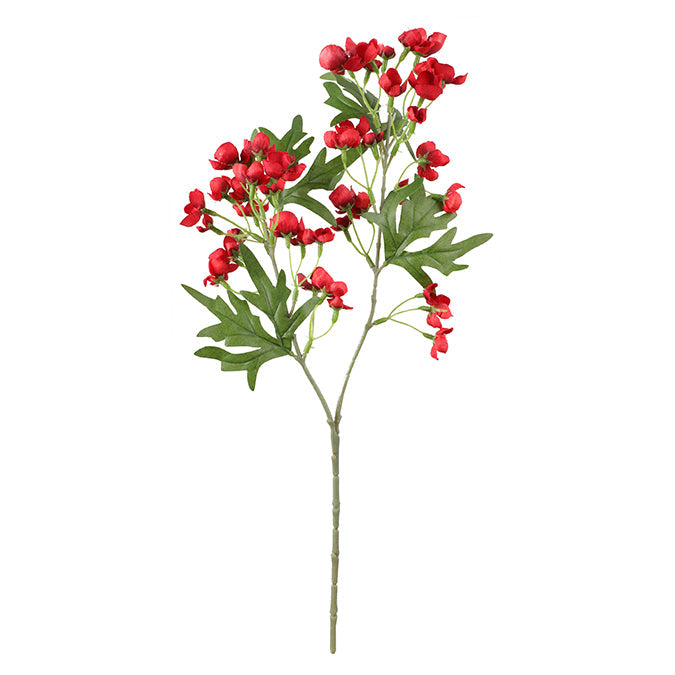 Branche de fleurs de pommier artificielles 24 po