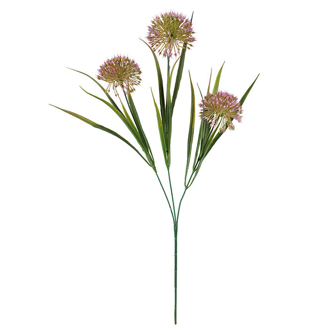 Branche d'allium artificielle 25,5 po