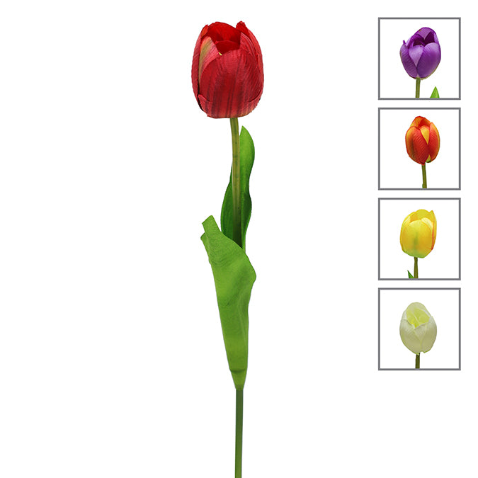 Tige de tulipe artificielle 21 po