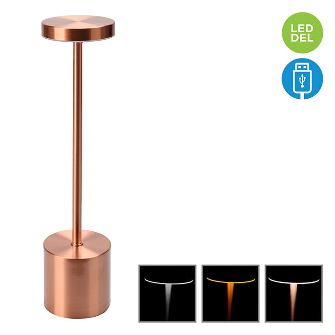 Lampe rechargeable 3 fonctions 23 po rose