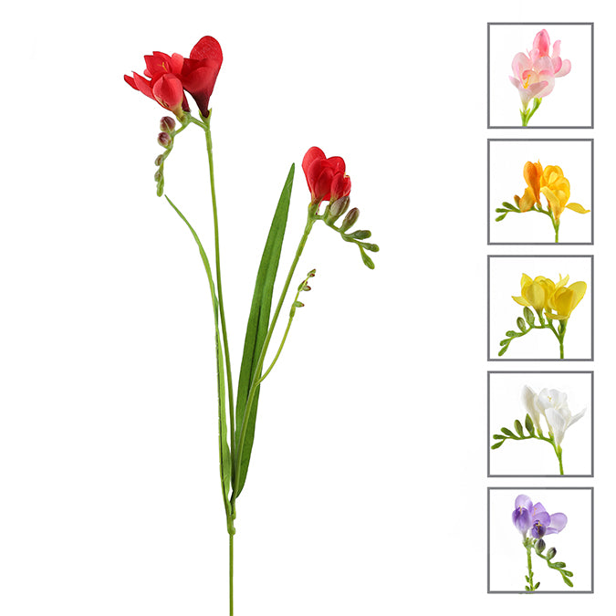 Tige de freesia artificiel 24 po