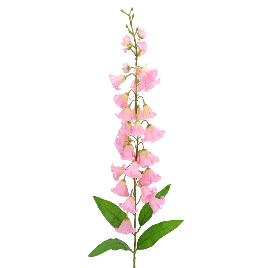 Tige de campanules artificielles 36 po rose
